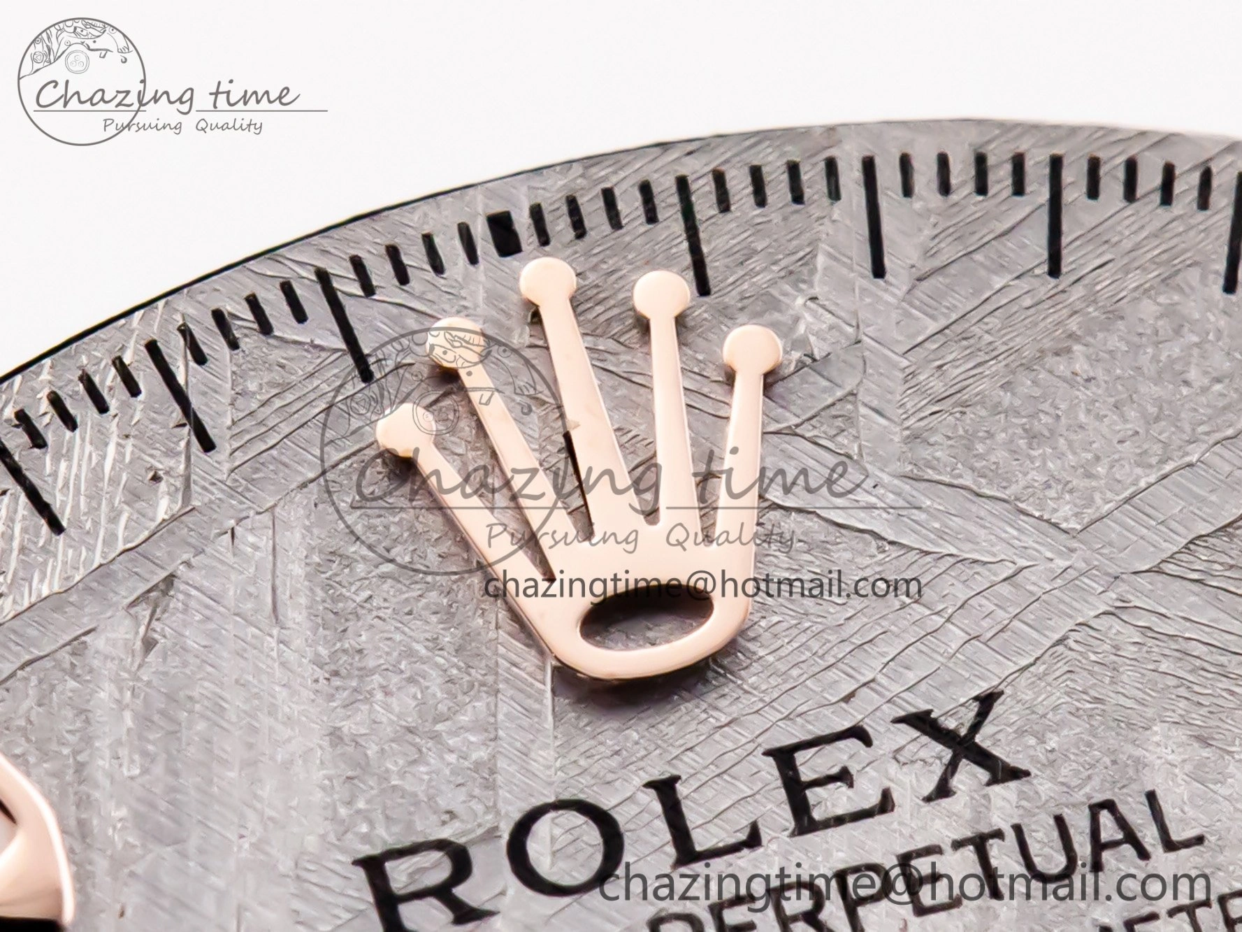 Sleek RBF Rose Gold Meteorite Dial For Daytona 116505 4100
