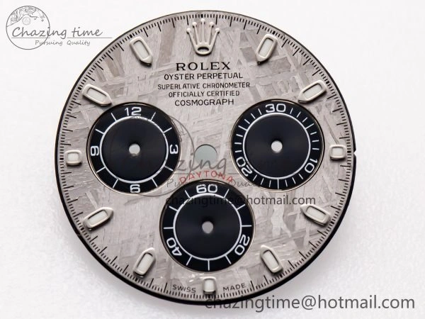 Vibrant RBF Silver Meteorite Dial for Daytona 116519LN 4102