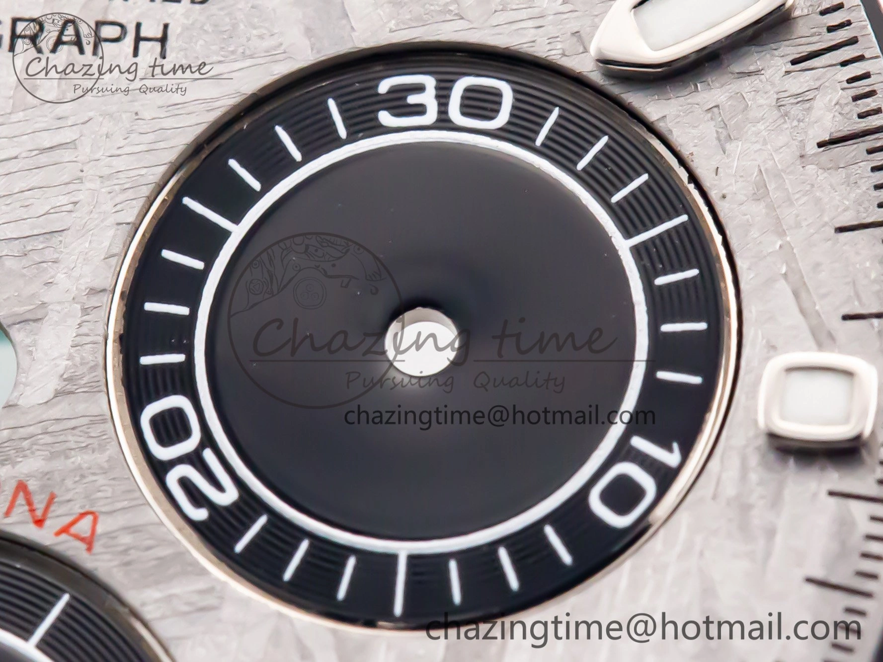 Vibrant RBF Silver Meteorite Dial for Daytona 116519LN 4102