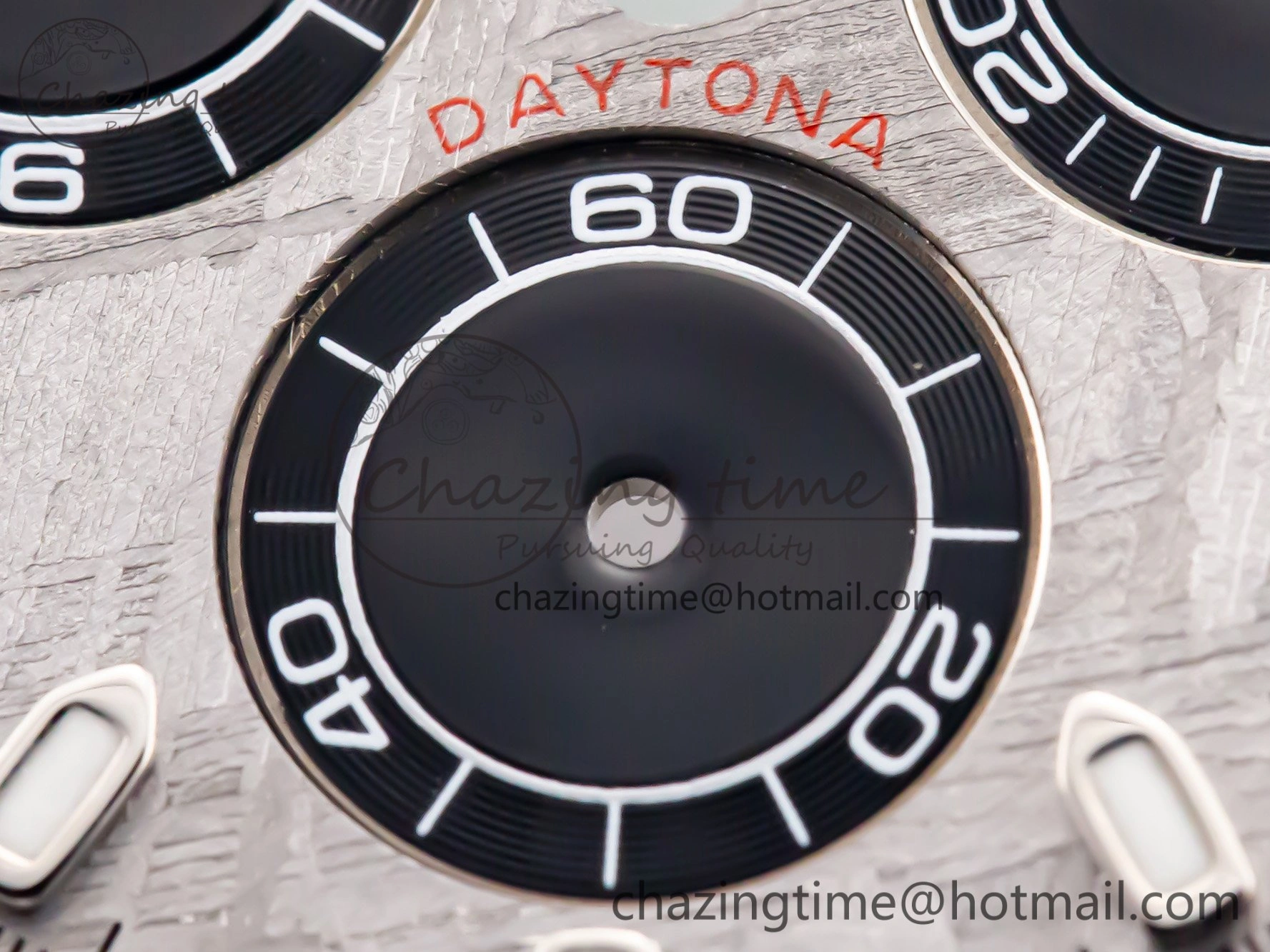 Vibrant RBF Silver Meteorite Dial for Daytona 116519LN 4102
