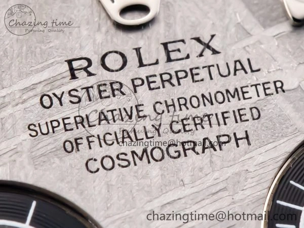Vibrant RBF Silver Meteorite Dial for Daytona 116519LN 4102