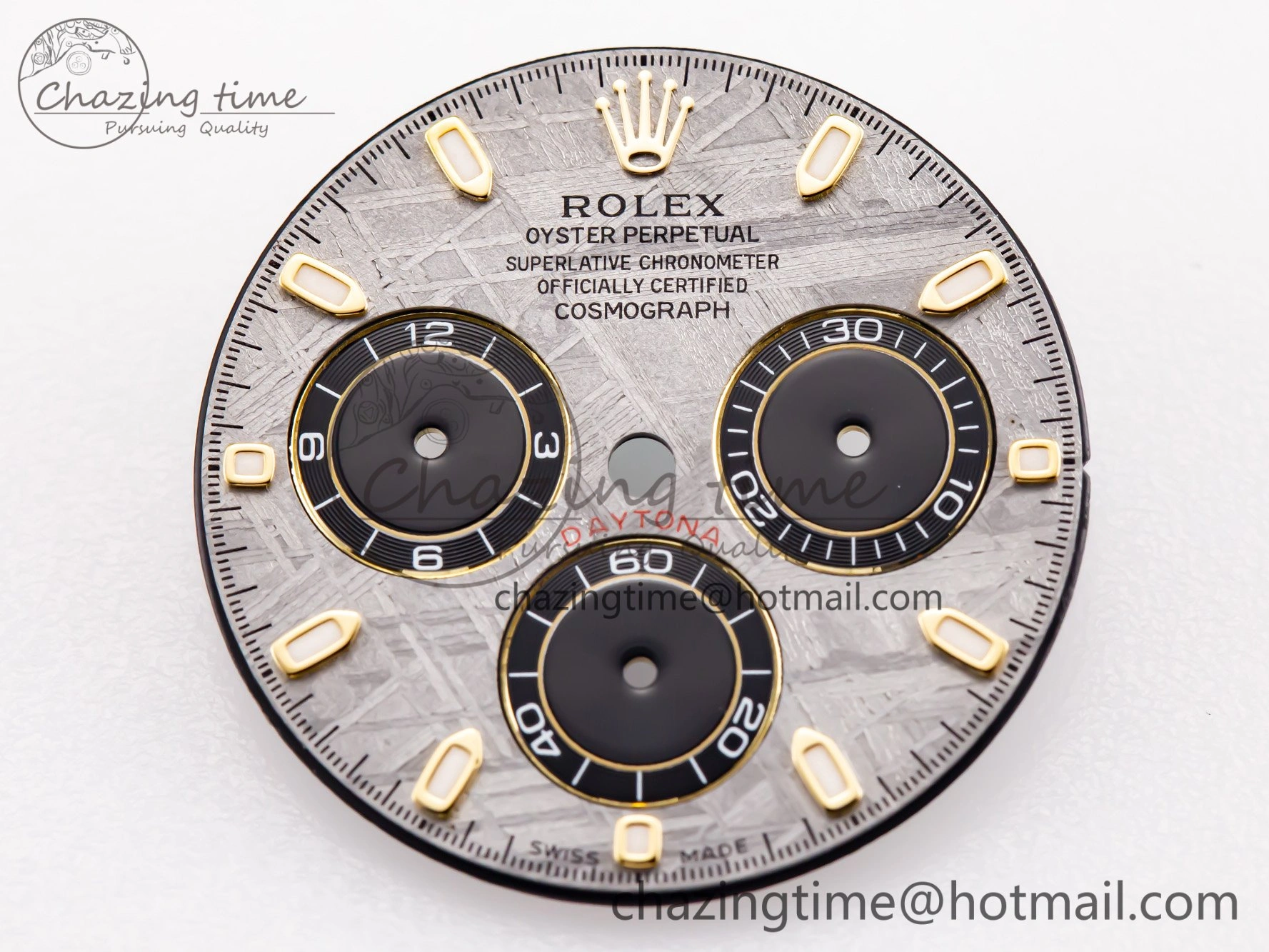 TravelReady RBF Yellow Gold Meteorite Dial For Daytona 116508 116518LN 4103