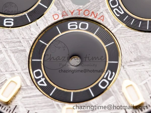 TravelReady RBF Yellow Gold Meteorite Dial For Daytona 116508 116518LN 4103