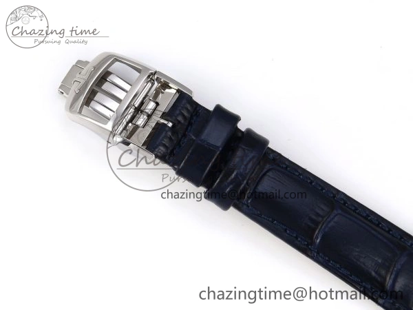 MultiPurpose RENDEZ-VOUS NIGHT & DAY SS APSF 1:1 BEST EDITION BLUE TEXTURED DIAL DIAMONDS BEZEL ON BLUE LEATHER STRAP SA 7410