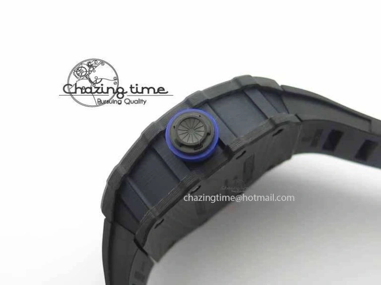 ZeroBulk RM 035-01 Forged Carbon PSG KVF Best Edition Skeleton Dial On Rubber Strap MIYOTA 9555