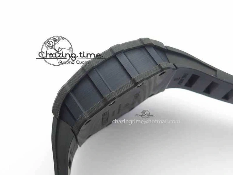 ZeroBulk RM 035-01 Forged Carbon PSG KVF Best Edition Skeleton Dial On Rubber Strap MIYOTA 9555