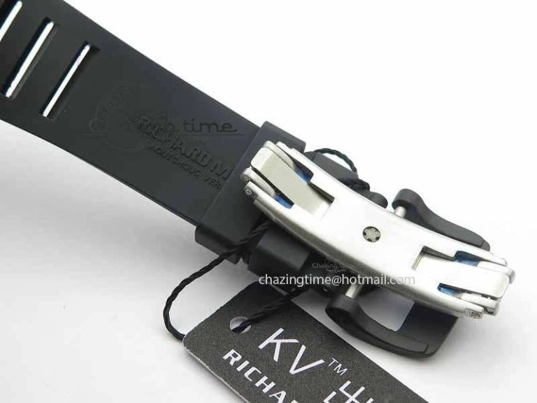 ZeroBulk RM 035-01 Forged Carbon PSG KVF Best Edition Skeleton Dial On Rubber Strap MIYOTA 9555