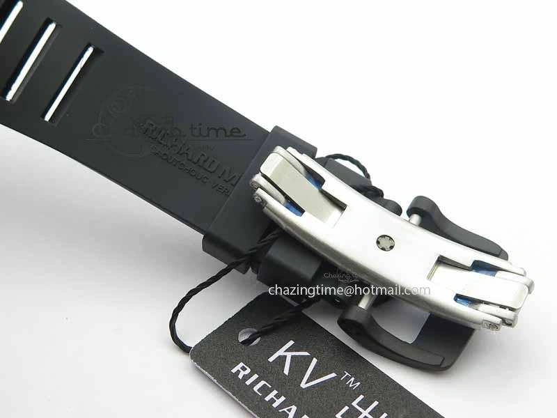 ZeroBulk RM 035-01 Forged Carbon PSG KVF Best Edition Skeleton Dial On Rubber Strap MIYOTA 9555