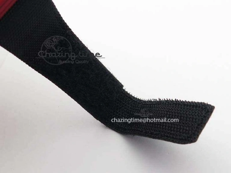 RM 035-2 Red Carbon Black Inner Bezel Skeleton Dial On Black Nylon Strap MIYOTA Efficient 9565