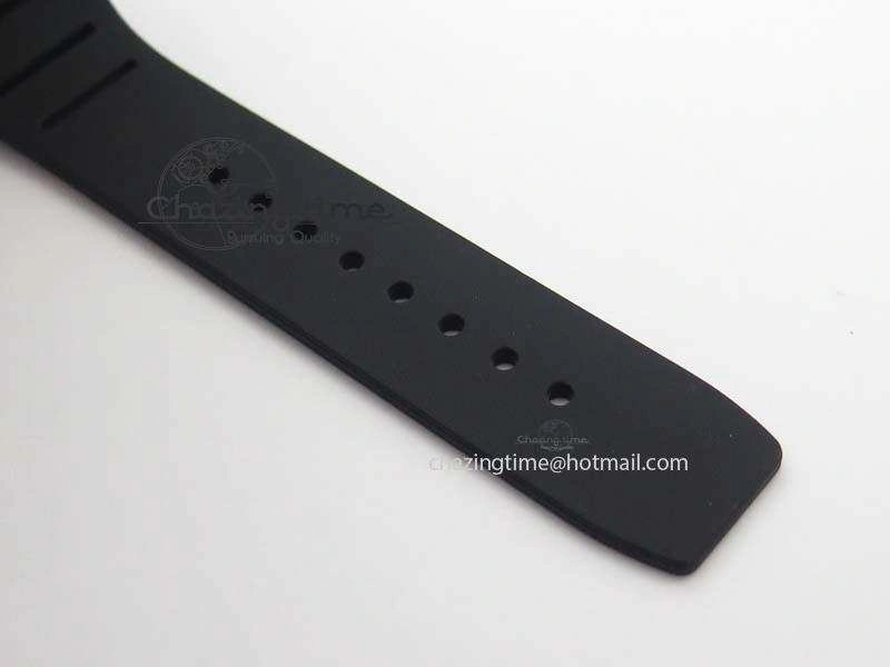 WrinkleFree RM 035-2 Red Carbon Black Inner Bezel Skeleton Dial On Black Rubber Strap MIYOTA 9564