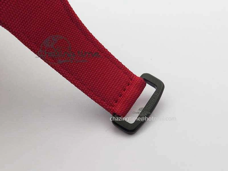 Tailored RM 035-2 Red Carbon Red Inner Bezel Skeleton Dial On Red Nylon Strap MIYOTA 9570