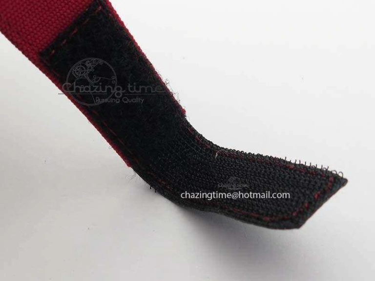 Tailored RM 035-2 Red Carbon Red Inner Bezel Skeleton Dial On Red Nylon Strap MIYOTA 9570