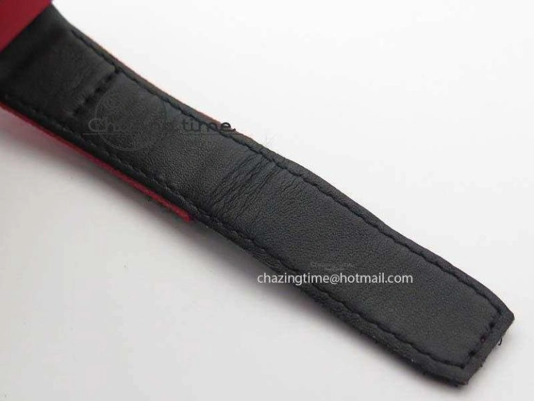 Tailored RM 035-2 Red Carbon Red Inner Bezel Skeleton Dial On Red Nylon Strap MIYOTA 9570