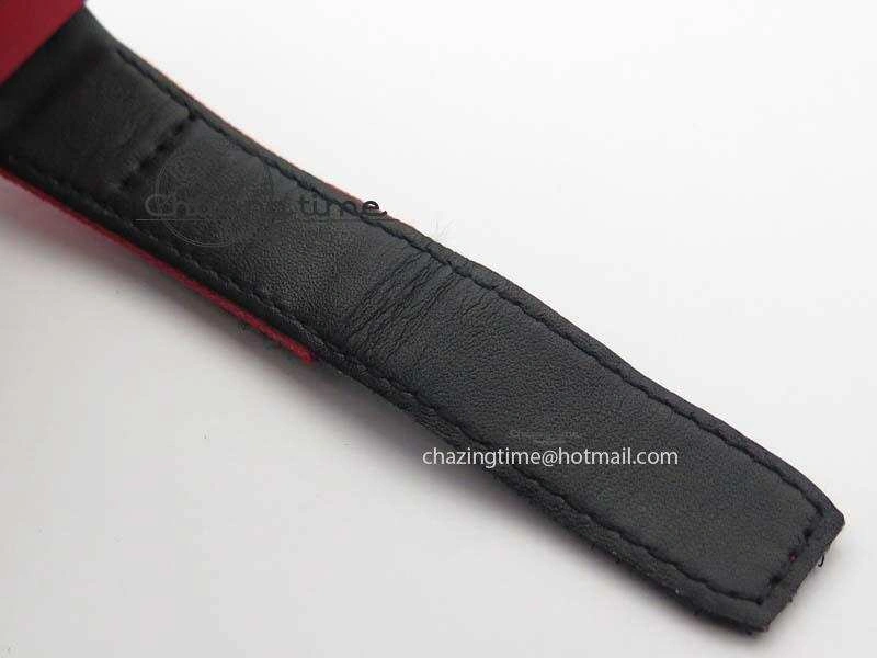 Tailored RM 035-2 Red Carbon Red Inner Bezel Skeleton Dial On Red Nylon Strap MIYOTA 9570