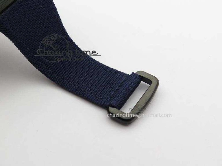 TimelessDesign RM 035 Forge Carbon Blue Inner Bezel Skeleton Dial On Blue Nylon Strap MIYOTA 5066