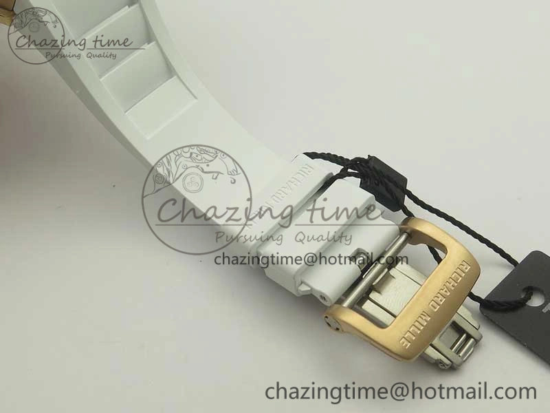 RM 51-01 RG Tiger & Dragon Diamonds Bezel KVF Best Edition on Rubber Strap MIYOTA Compact 9471