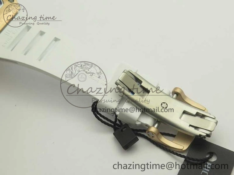 RM 51-01 RG Tiger & Dragon Diamonds Bezel KVF Best Edition on Rubber Strap MIYOTA Compact 9471