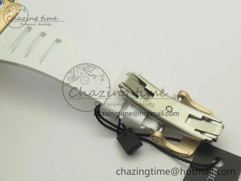 RM 51-01 RG Tiger & Dragon Diamonds Bezel KVF Best Edition on Rubber Strap MIYOTA Compact 9471