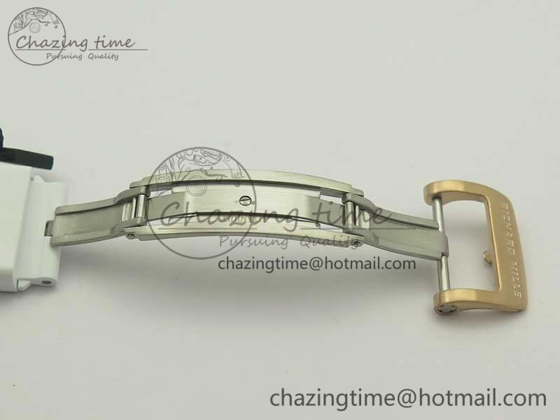 RM 51-01 RG Tiger & Dragon Diamonds Bezel KVF Best Edition on Rubber Strap MIYOTA Compact 9471