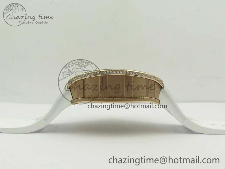 RM 51-01 RG Tiger & Dragon Diamonds Bezel KVF Best Edition on Rubber Strap MIYOTA Compact 9471