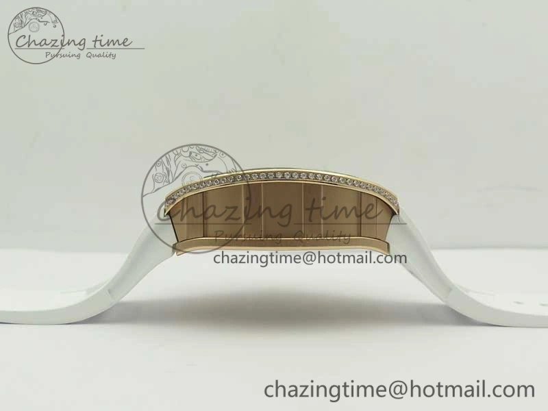 RM 51-01 RG Tiger & Dragon Diamonds Bezel KVF Best Edition on Rubber Strap MIYOTA Compact 9471