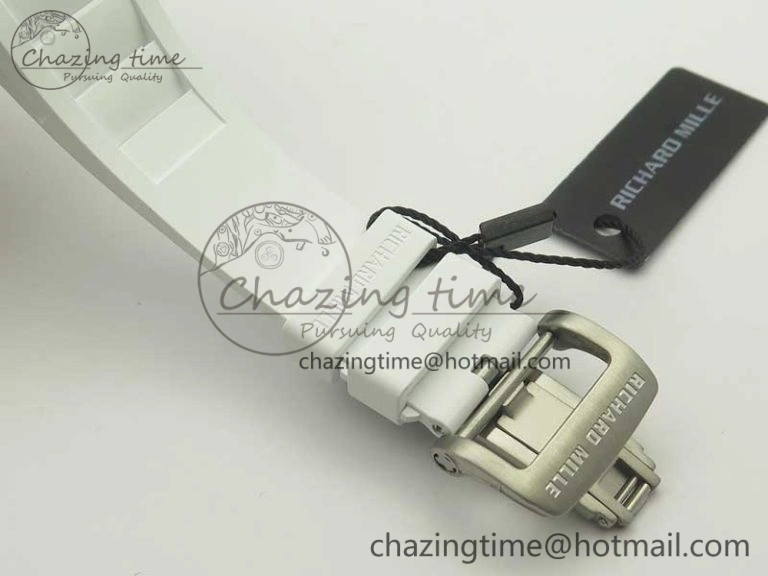 RM 51-01 SS Eagle Diamonds Bezel KVF Best Edition on Rubber Strap MIYOTA ModernLook 9472