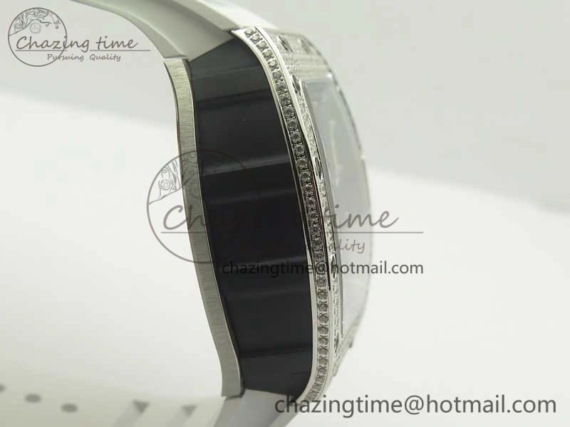 RM 51-01 SS Eagle Diamonds Bezel KVF Best Edition on Rubber Strap MIYOTA ModernLook 9472