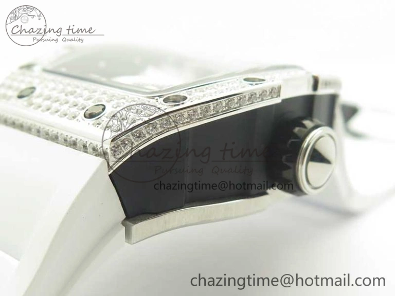 RM 51-01 SS Eagle Diamonds Bezel KVF Best Edition on Rubber Strap MIYOTA ModernLook 9472