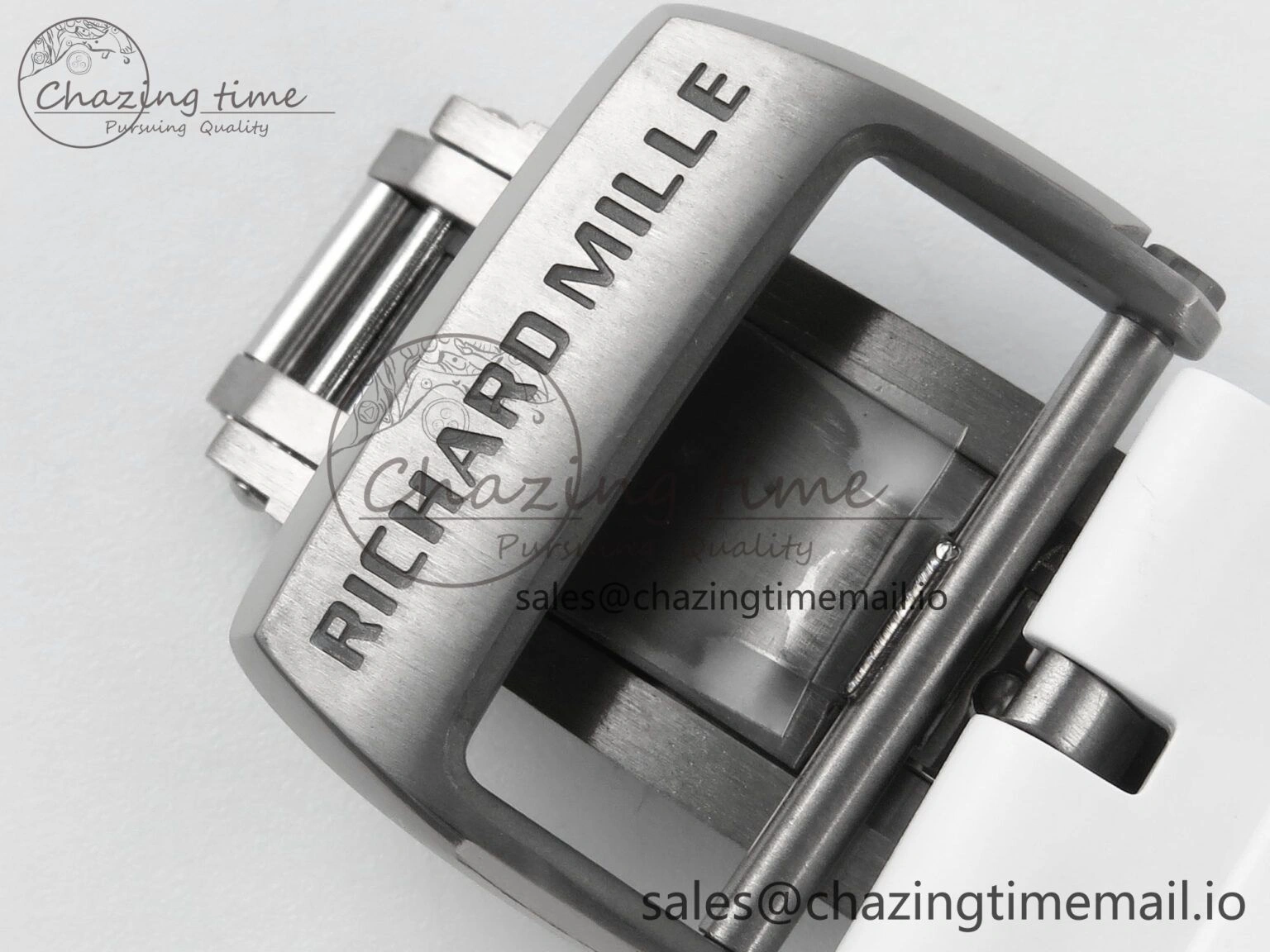 Soft RM 61-01 Yohan Blake NTPT ZF 1:1 Best Edition on White Rubber Strap RMUL2 Super Clone 9199