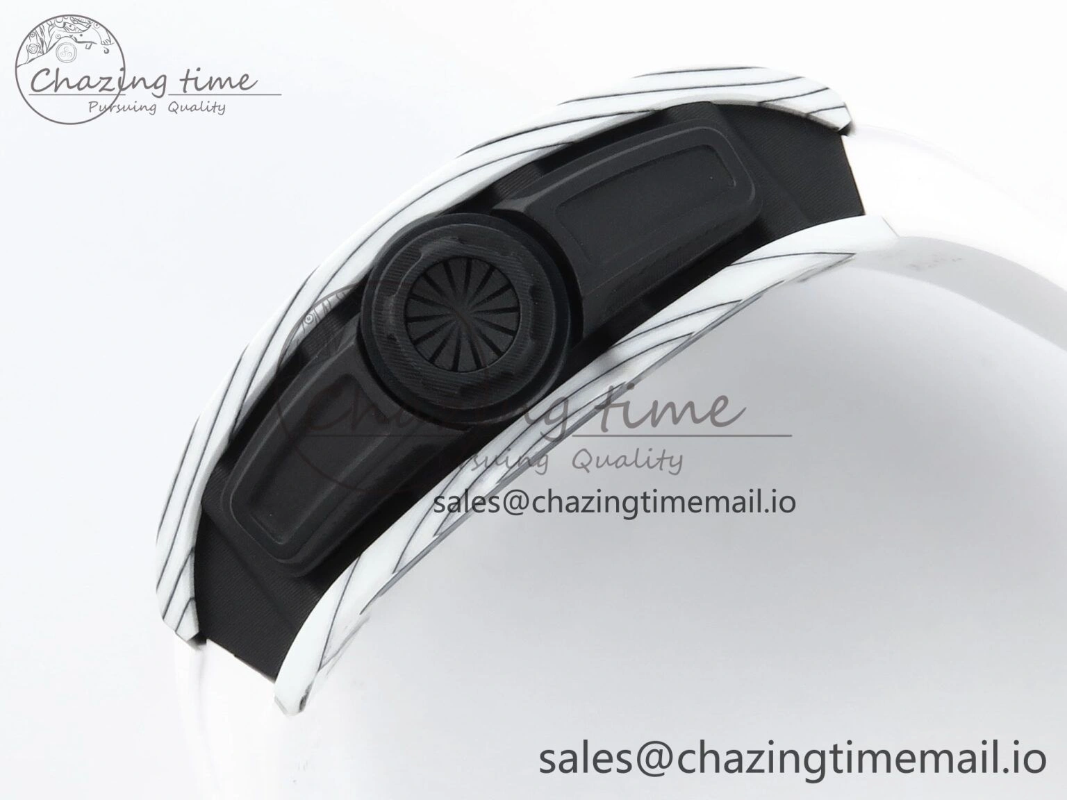 Soft RM 61-01 Yohan Blake NTPT ZF 1:1 Best Edition on White Rubber Strap RMUL2 Super Clone 9199