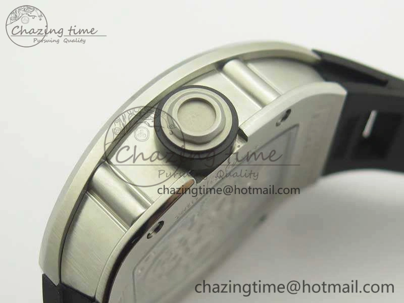 RM001 SS Real PR JBF SS Bezel Skeleton Dial On Rubber Strap Asian Tourbillon SmartChoice 9491