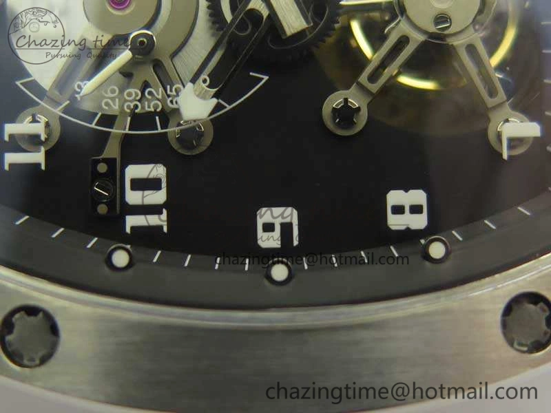 RM001 SS Real PR JBF SS Bezel Skeleton Dial On Rubber Strap Asian Tourbillon SmartChoice 9491
