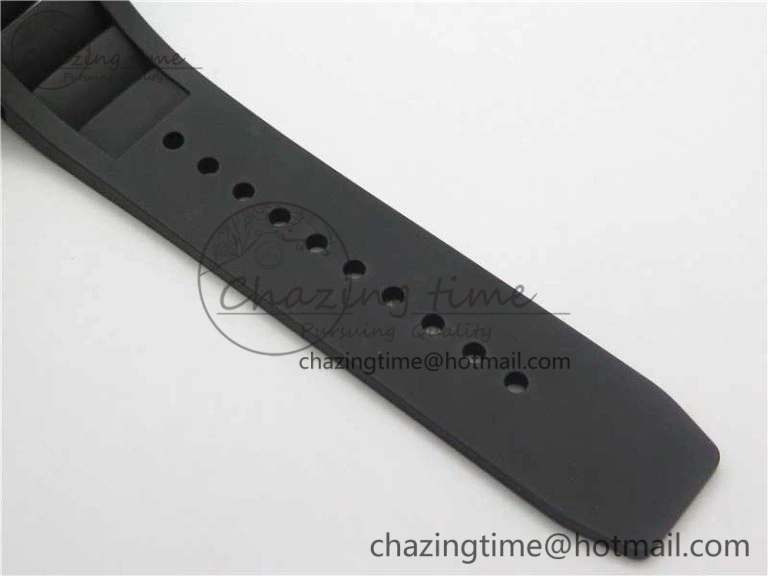 RM001 Tourbillon Brushed SS JBF Best Edition Black Dial on Rubber Strap Chic 9448