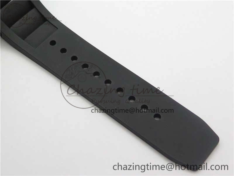 RM001 Tourbillon Brushed SS JBF Best Edition Black Dial on Rubber Strap Chic 9448
