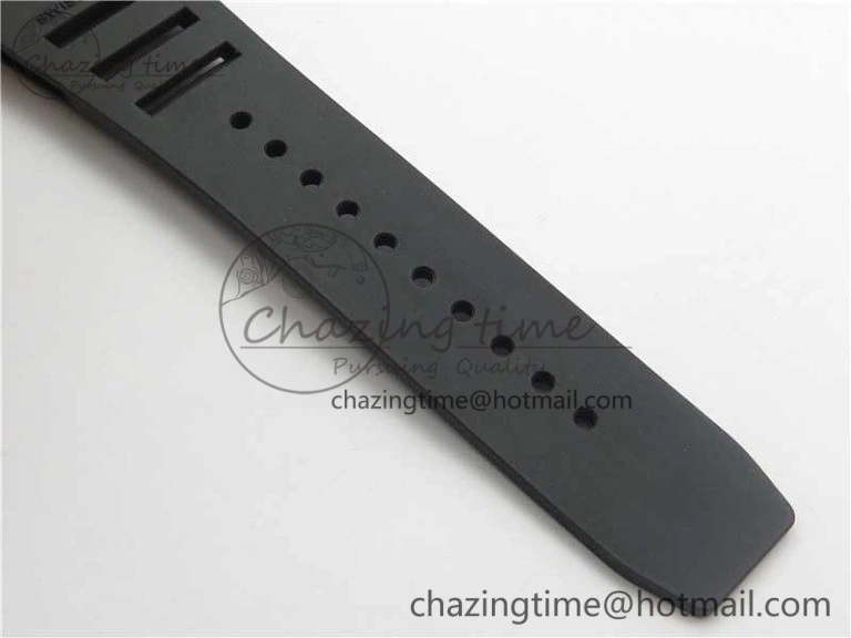 RM001 Tourbillon Brushed SS JBF Best Edition Black Dial on Rubber Strap Chic 9448