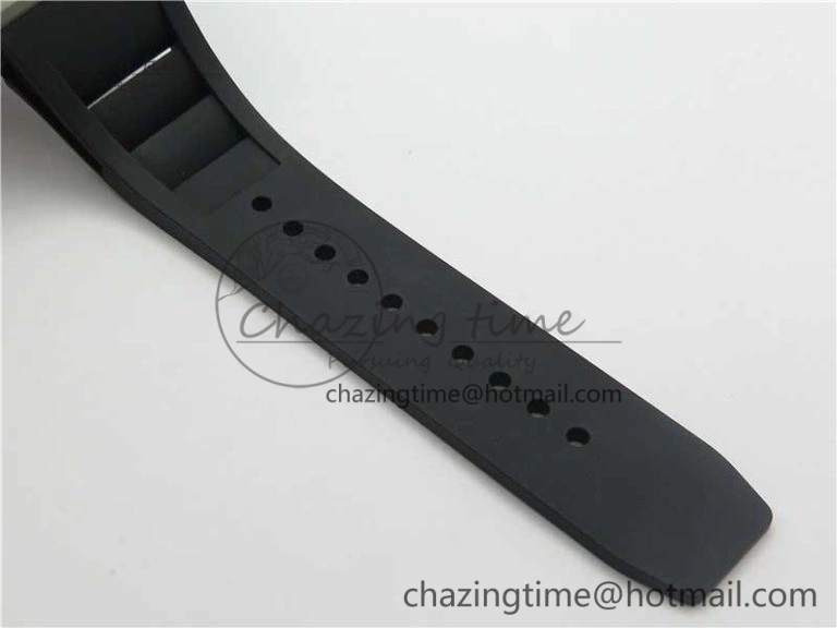 RM001 Tourbillon Sandblasted SS JBF Best Edition Black Dial on Rubber Strap SunProtective 9447