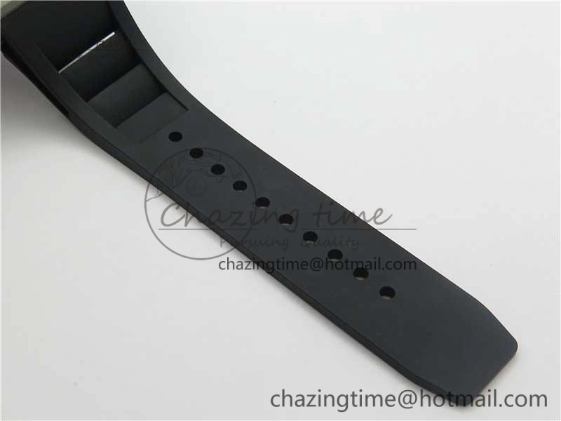 RM001 Tourbillon Sandblasted SS JBF Best Edition Black Dial on Rubber Strap SunProtective 9447