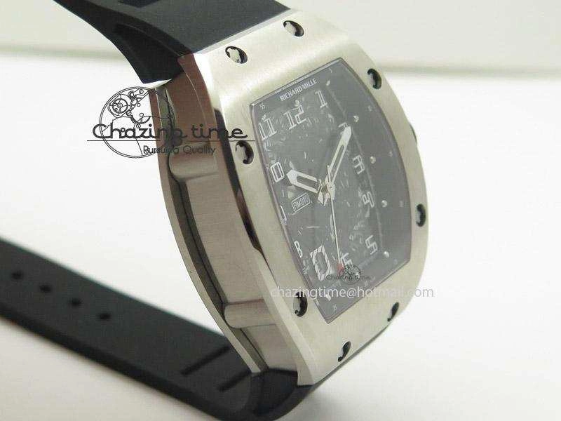 RM005 Philippe Massa SS White Number On Rubber Strap MIYOTA FastDry 9587