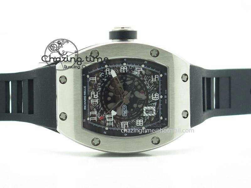 RM005 Philippe Massa SS White Number On Rubber Strap MIYOTA FastDry 9587