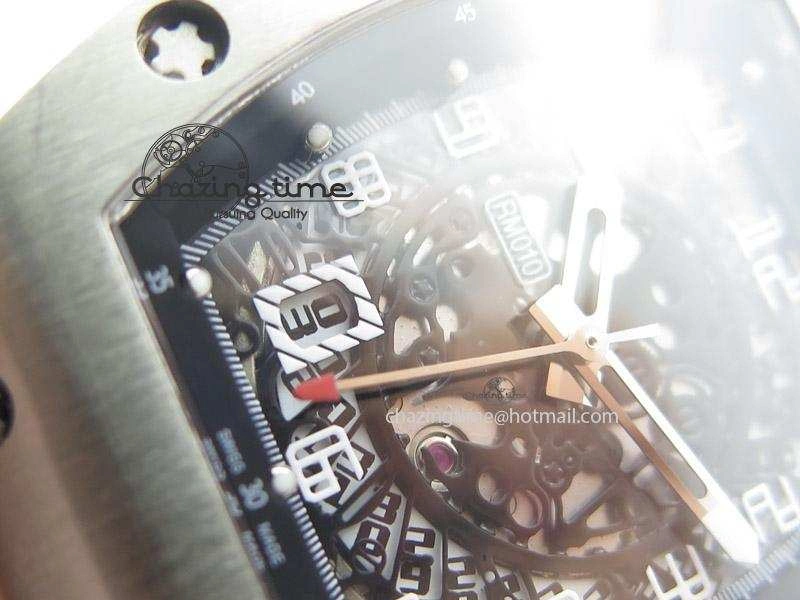 RM005 Philippe Massa SS White Number On Rubber Strap MIYOTA FastDry 9587
