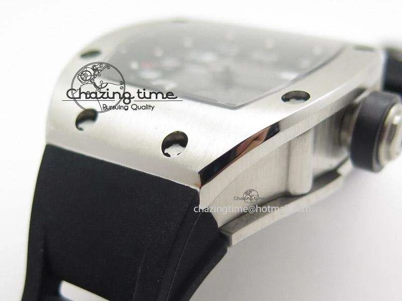 RM005 Philippe Massa SS White Number On Rubber Strap MIYOTA FastDry 9587