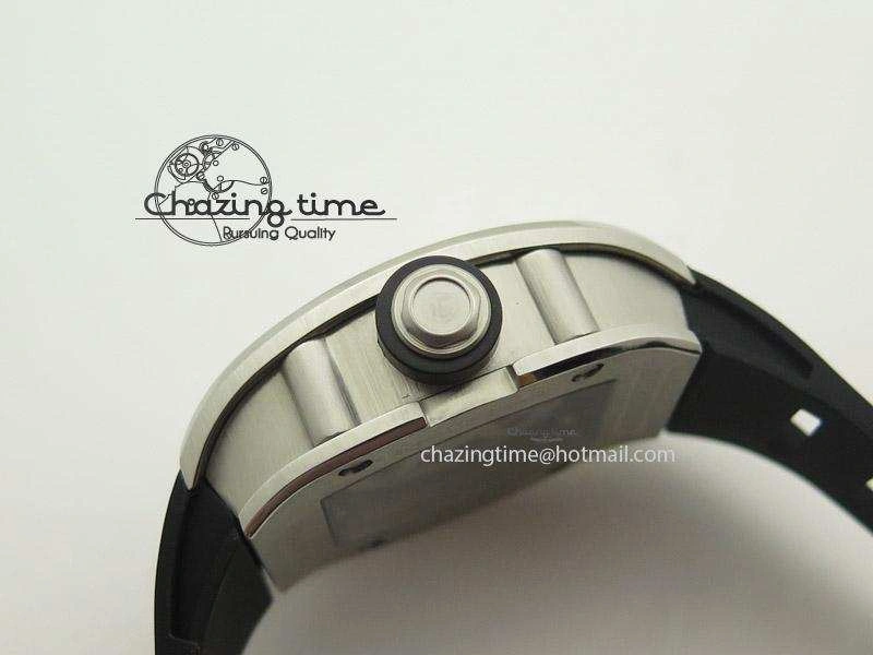 RM005 Philippe Massa SS White Number On Rubber Strap MIYOTA FastDry 9587