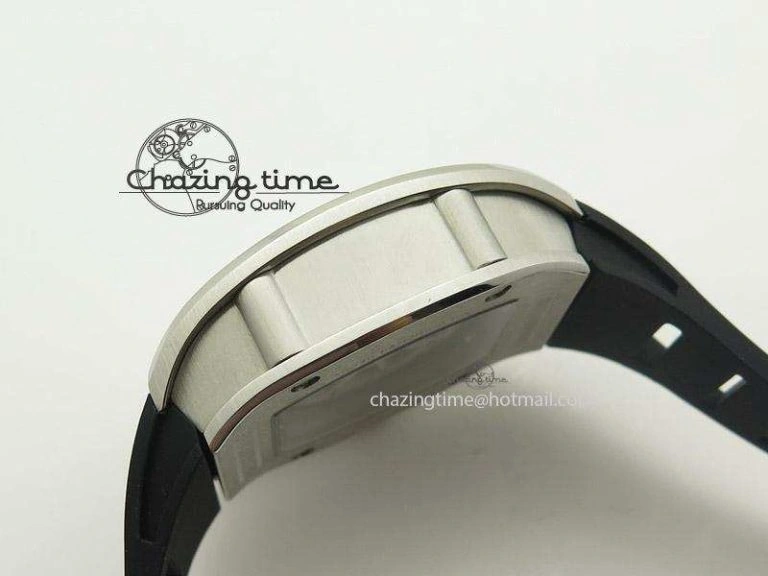 RM005 Philippe Massa SS White Number On Rubber Strap MIYOTA FastDry 9587