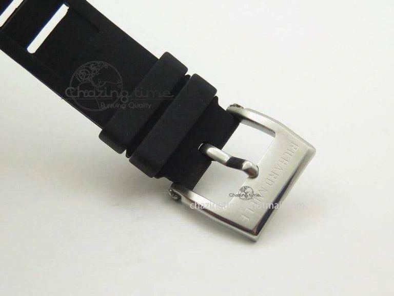RM005 Philippe Massa SS White Number On Rubber Strap MIYOTA FastDry 9587