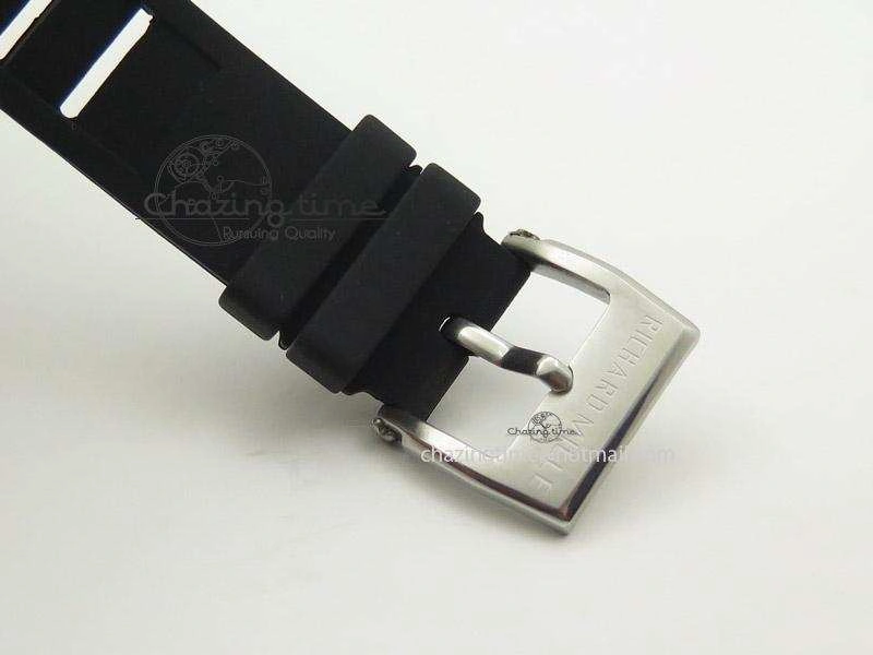 RM005 Philippe Massa SS White Number On Rubber Strap MIYOTA FastDry 9587