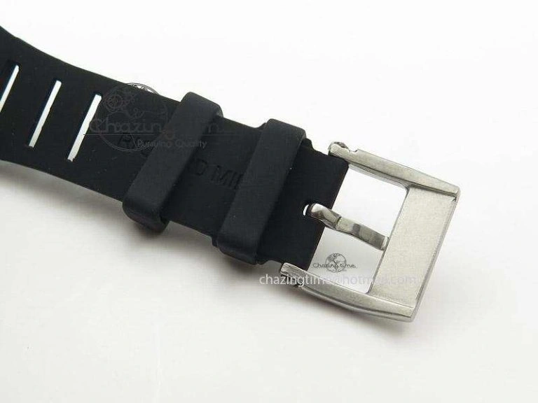 RM005 Philippe Massa SS White Number On Rubber Strap MIYOTA FastDry 9587