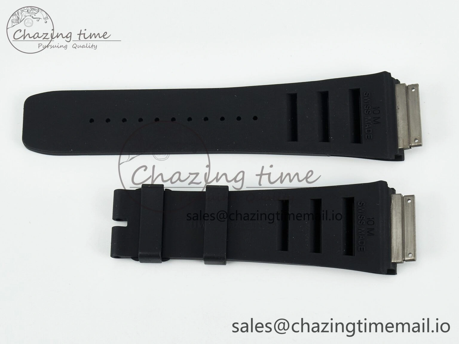 RM011 1:1 Best Edition Black Blue Green Rubber Strap (Fits the Gen size) AllSeason 4077