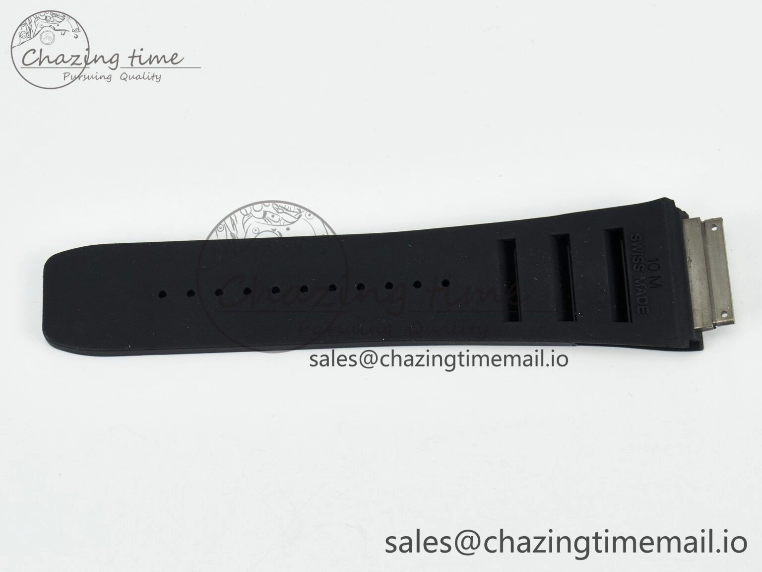 RM011 1:1 Best Edition Black Blue Green Rubber Strap (Fits the Gen size) AllSeason 4077