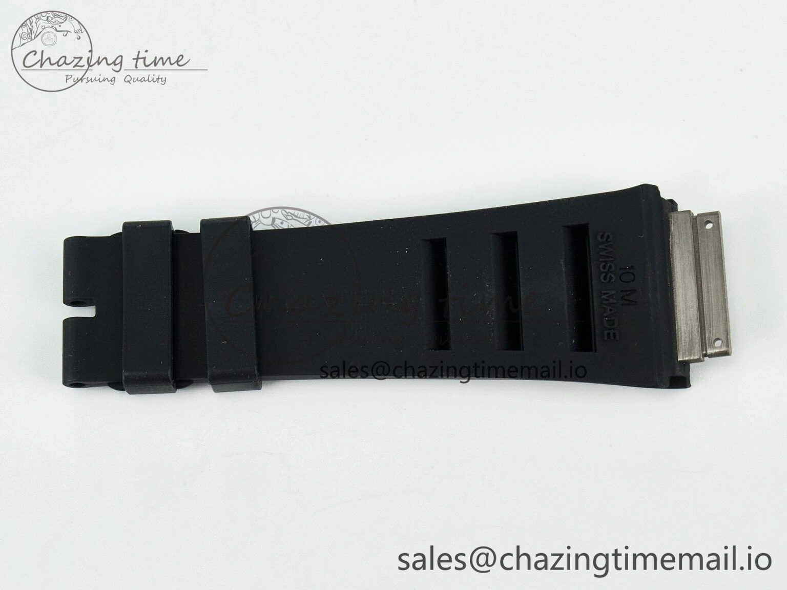 RM011 1:1 Best Edition Black Blue Green Rubber Strap (Fits the Gen size) AllSeason 4077