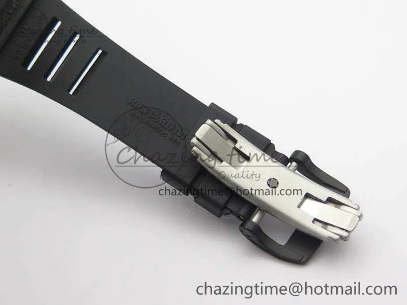 RM011 NTPT Lotus F1 Team RG Chrono KVF 1:1 Best Edition Skeleton Dial Red On Rubber Strap A Chic 9544